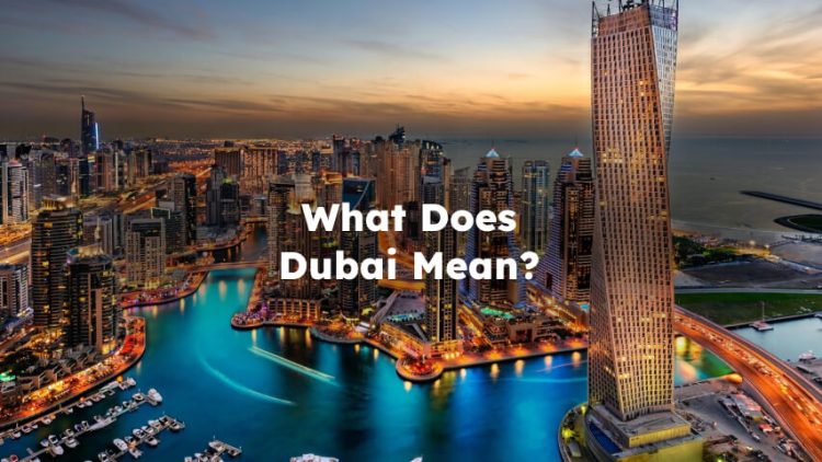 What Does Dubai Mean?