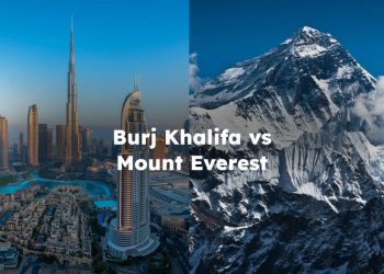 Burj Khalifa vs Mount Everest