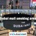 Dubai mall smoking area