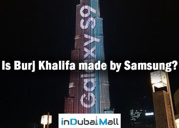 Is Burj Khalifa made by Samsung?